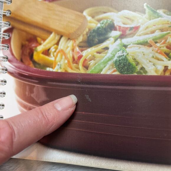 Pampered Chef Cookbook Dinner in Your Deep Covered Baker Spiralbound 6"x8" 2011‎ - Picture 9 of 9